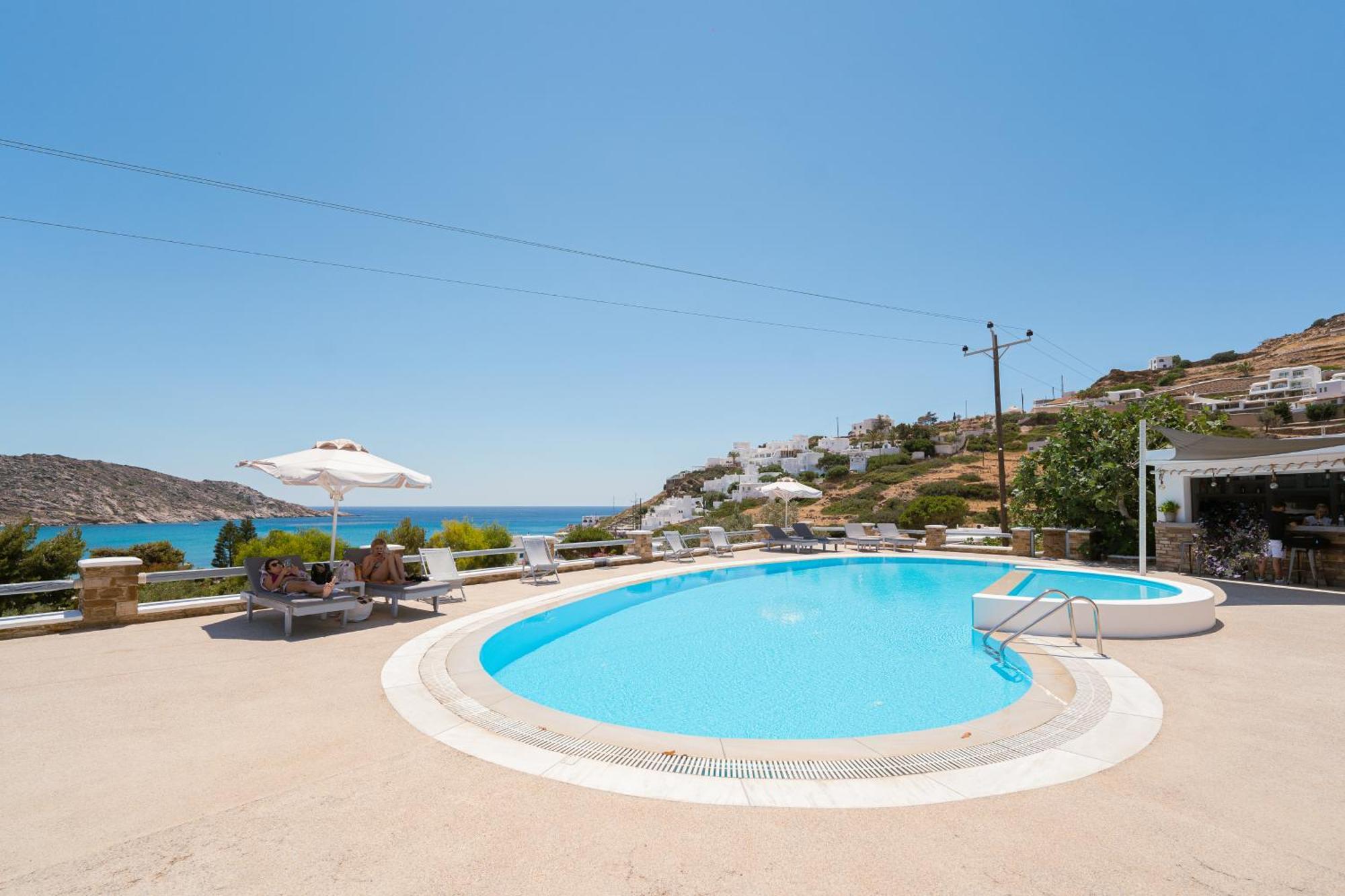 Holidays In Ios Mylopotas Eksteriør billede