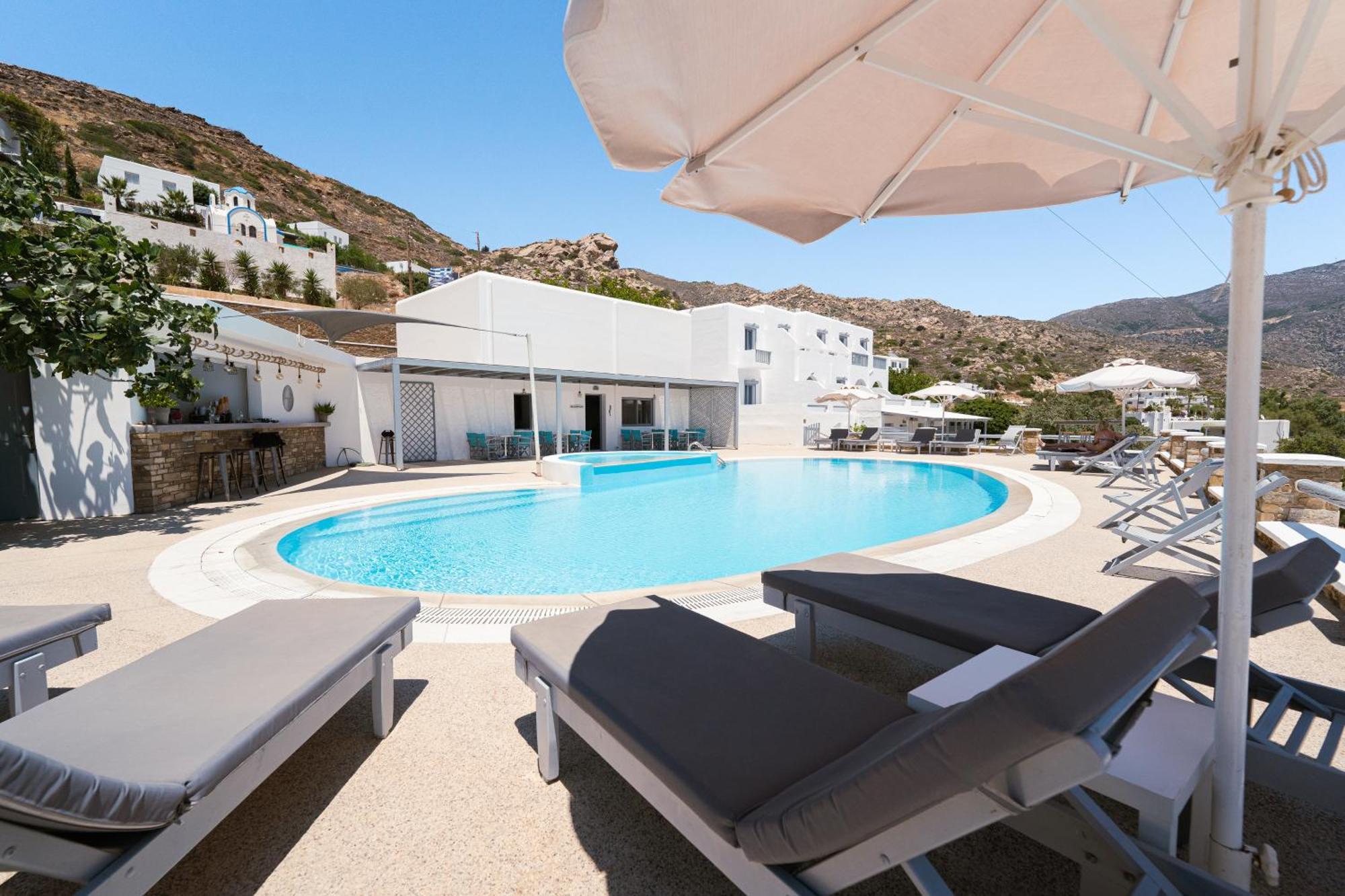 Holidays In Ios Mylopotas Eksteriør billede