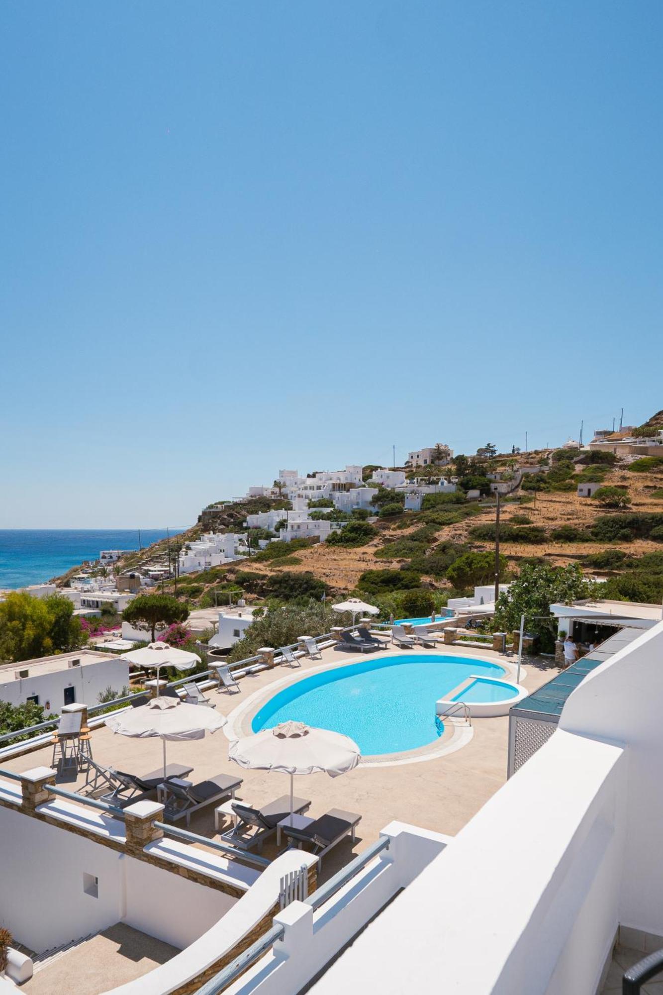 Holidays In Ios Mylopotas Eksteriør billede